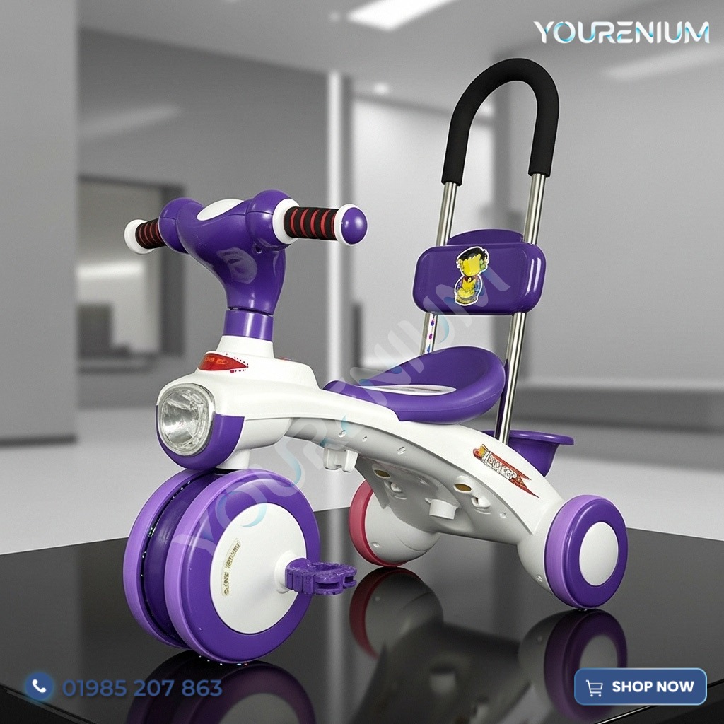 Trolly Baby Tricycle without Side-guard Model-618